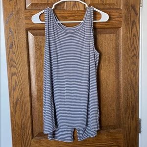 Tank top with cute slit in the back